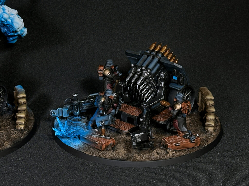 Death Korps of Krieg with blue fire