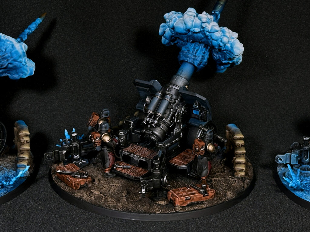 Death Korps of Krieg with blue fire