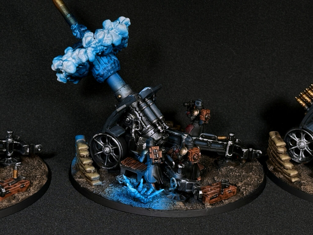 Death Korps of Krieg with blue fire