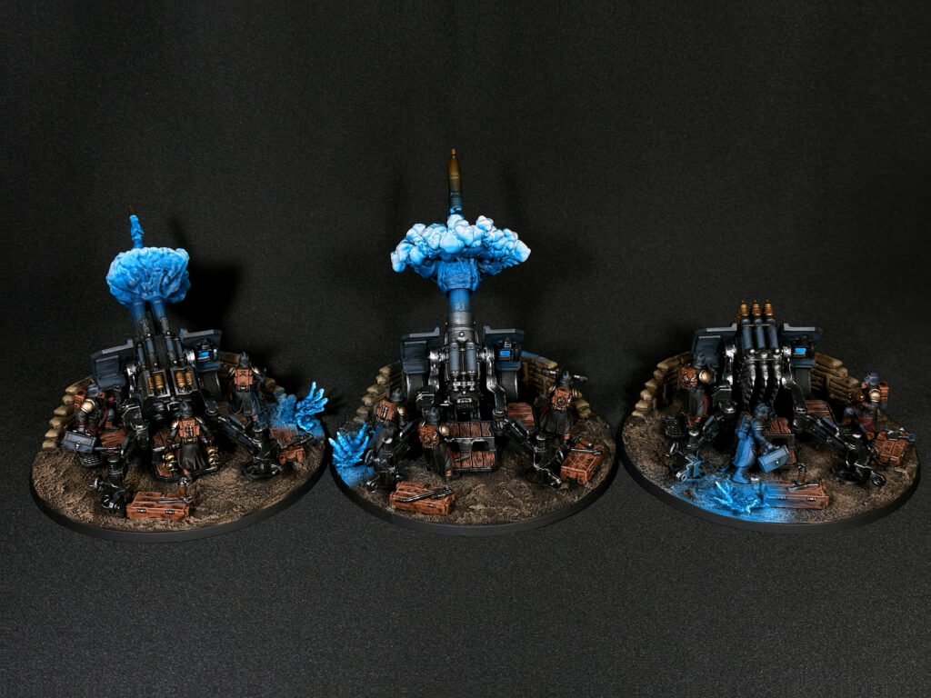 Death Korps of Krieg with blue fire