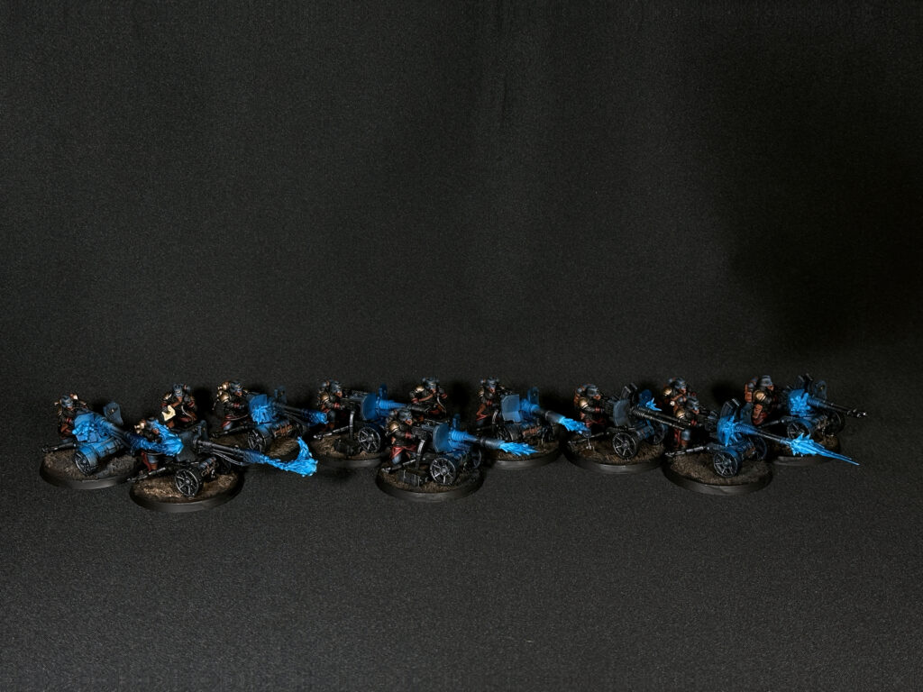Death Korps of Krieg with blue fire