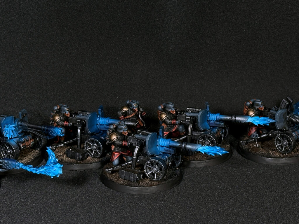 Death Korps of Krieg with blue fire