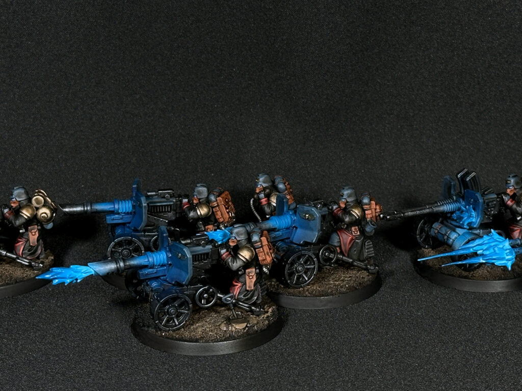 Death Korps of Krieg with blue fire