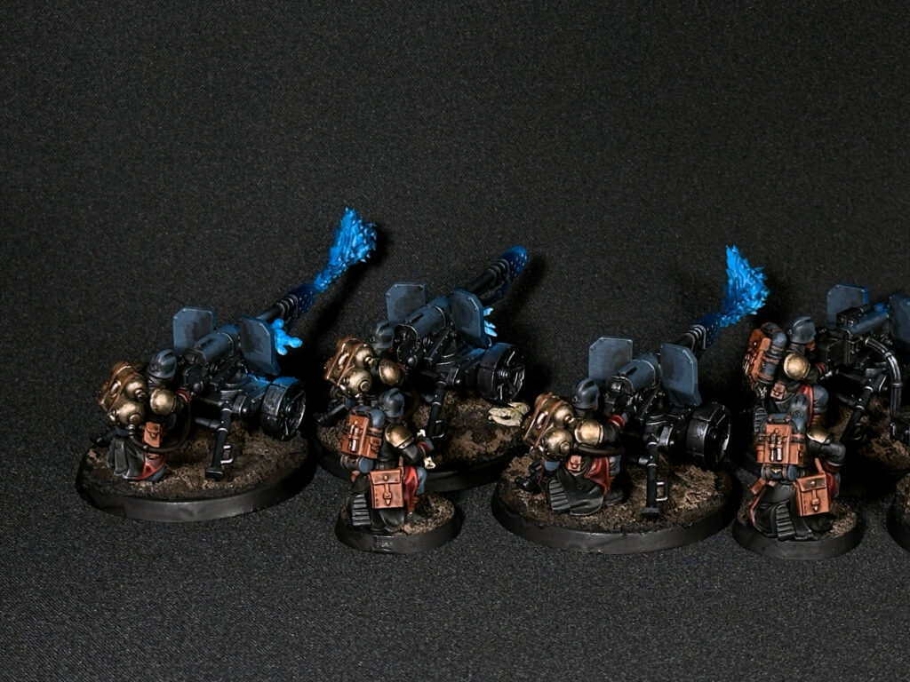 Death Korps of Krieg with blue fire