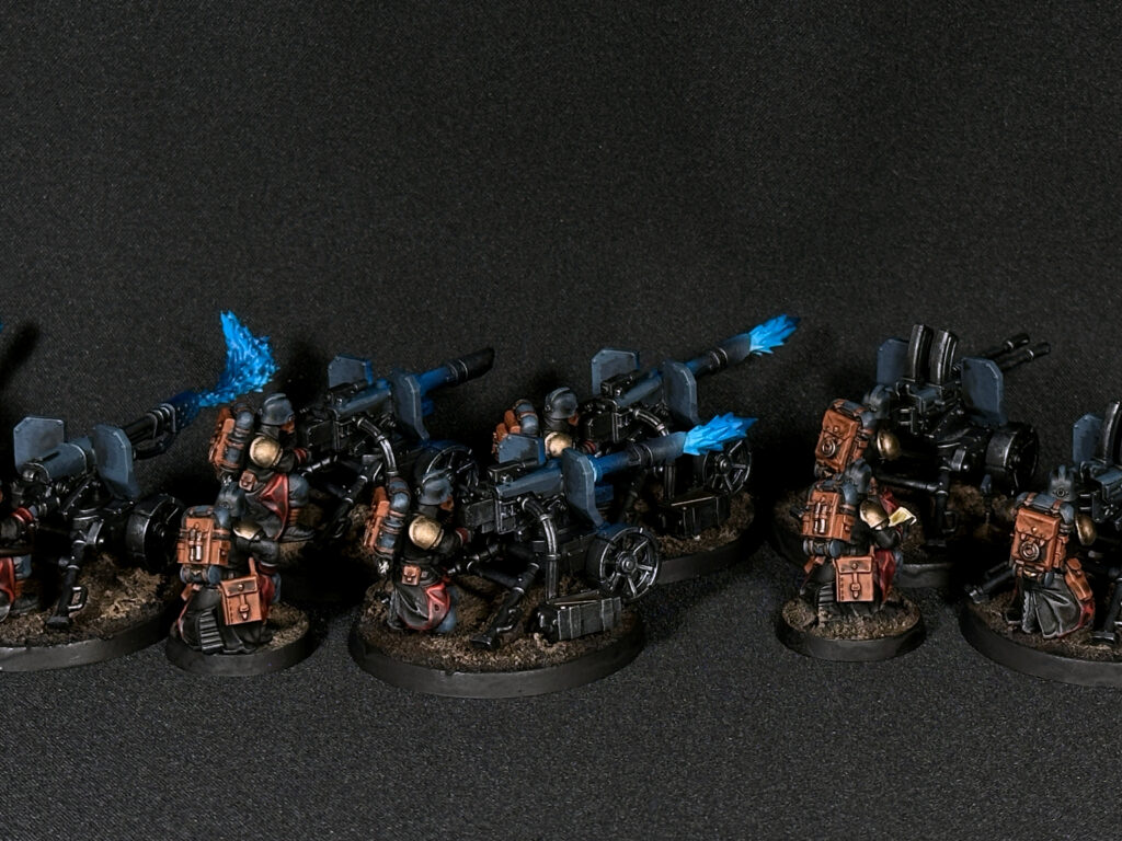Death Korps of Krieg with blue fire