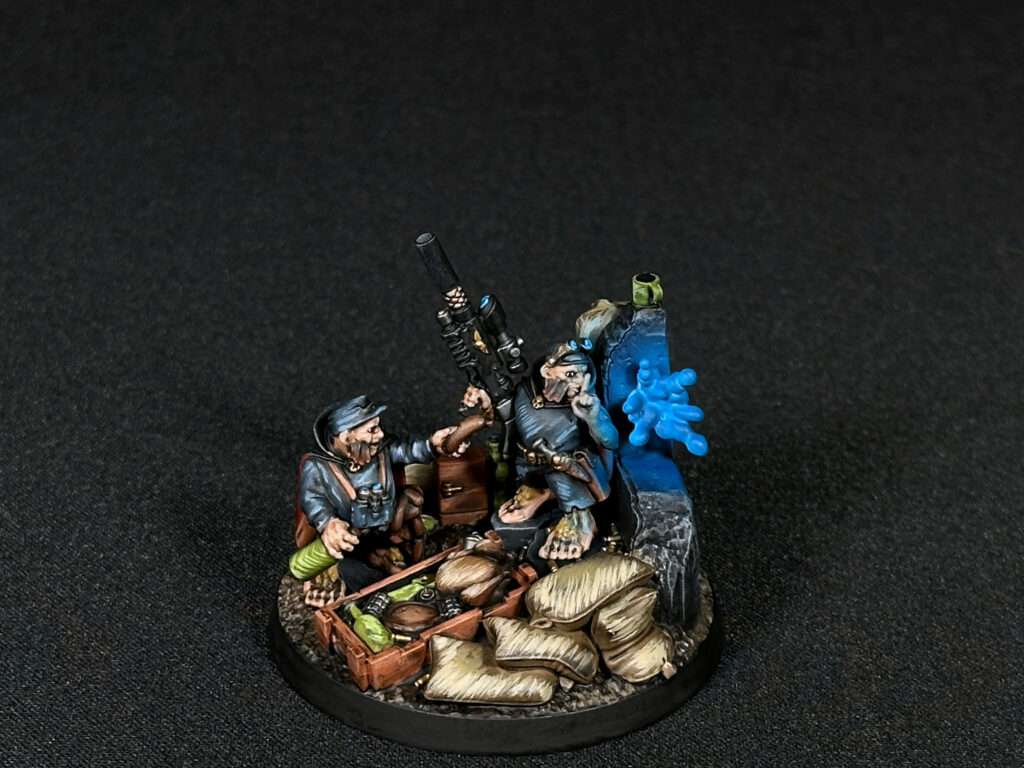 Death Korps of Krieg with blue fire