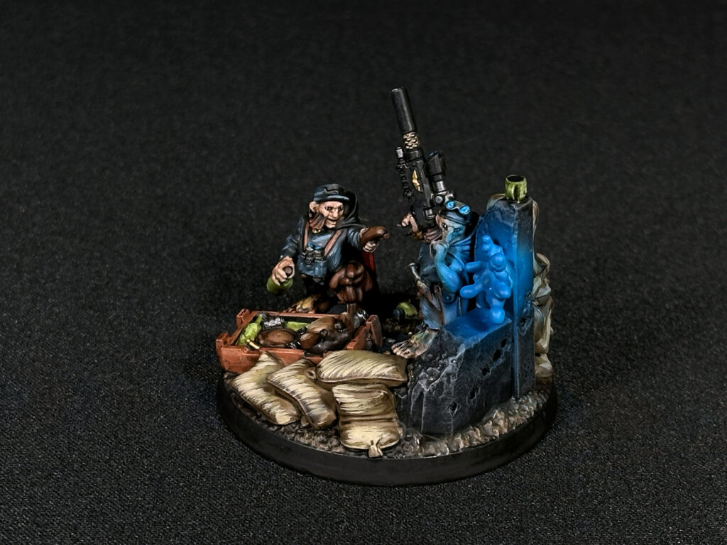 Death Korps of Krieg with blue fire