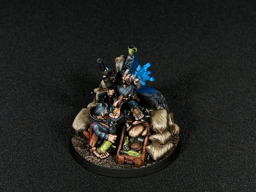 Death Korps of Krieg with blue fire