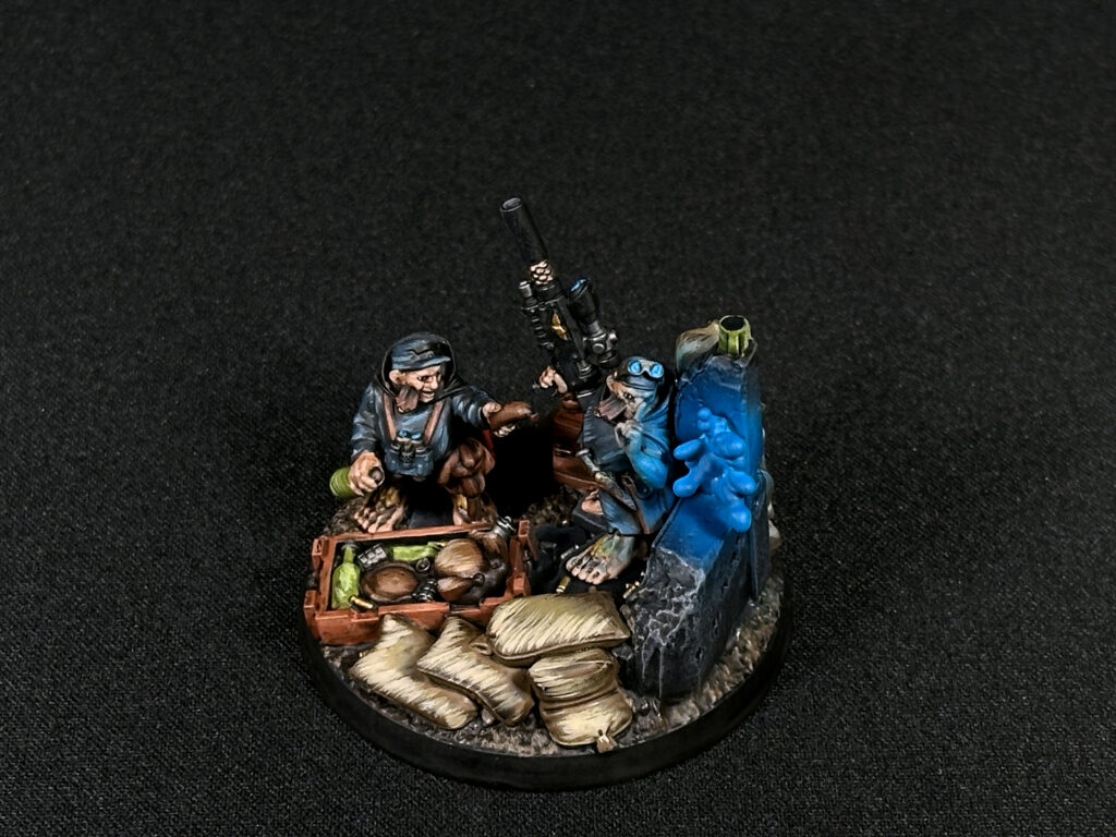 Death Korps of Krieg with blue fire