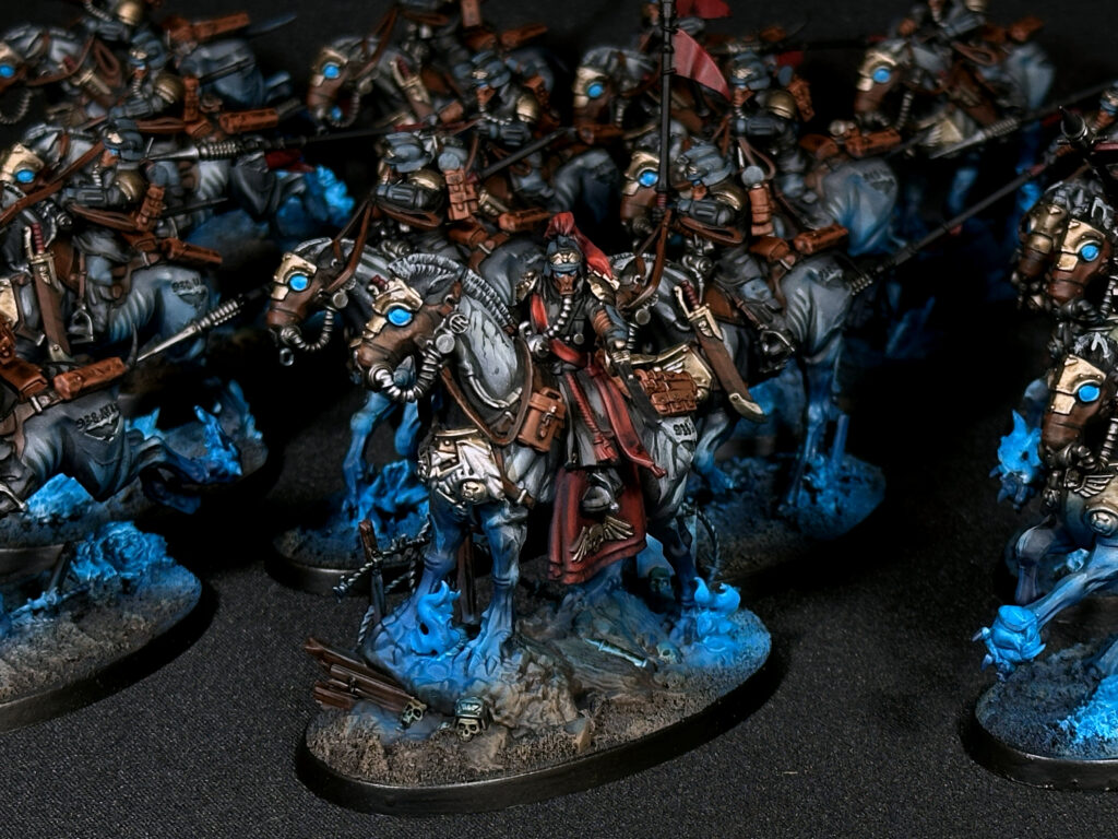 Death Korps of Krieg with blue fire