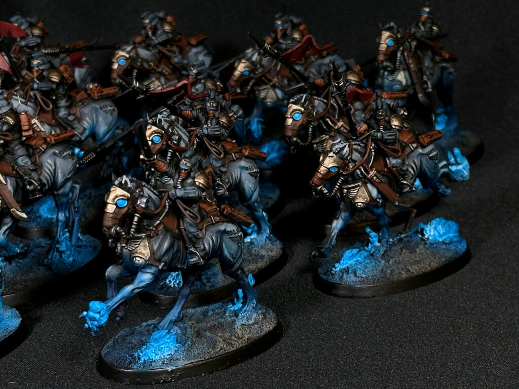 Death Korps of Krieg with blue fire