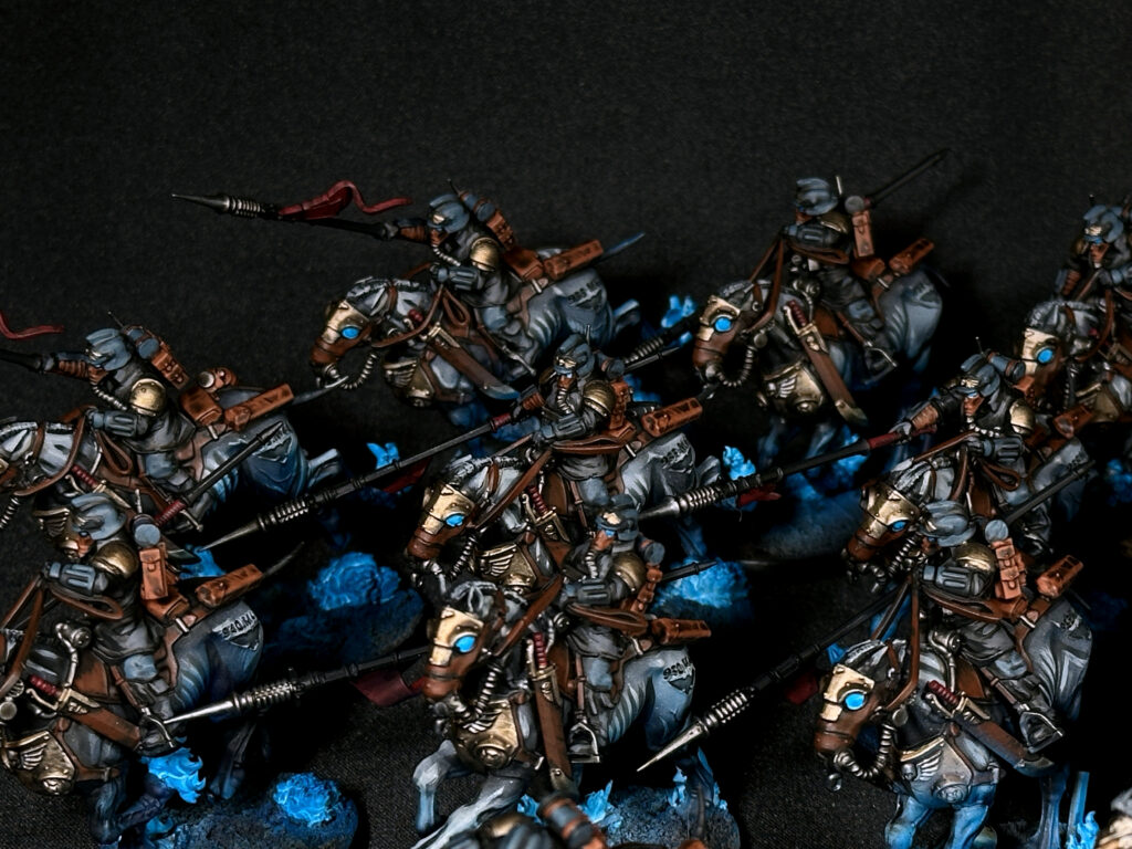 Death Korps of Krieg with blue fire