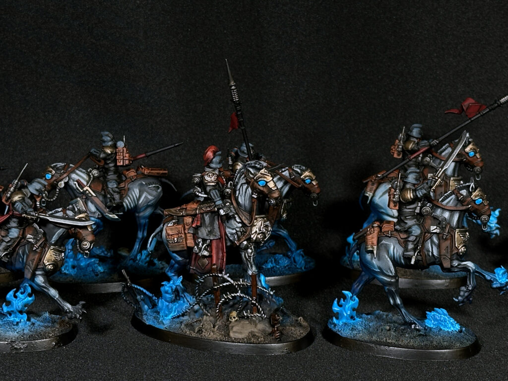Death Korps of Krieg with blue fire