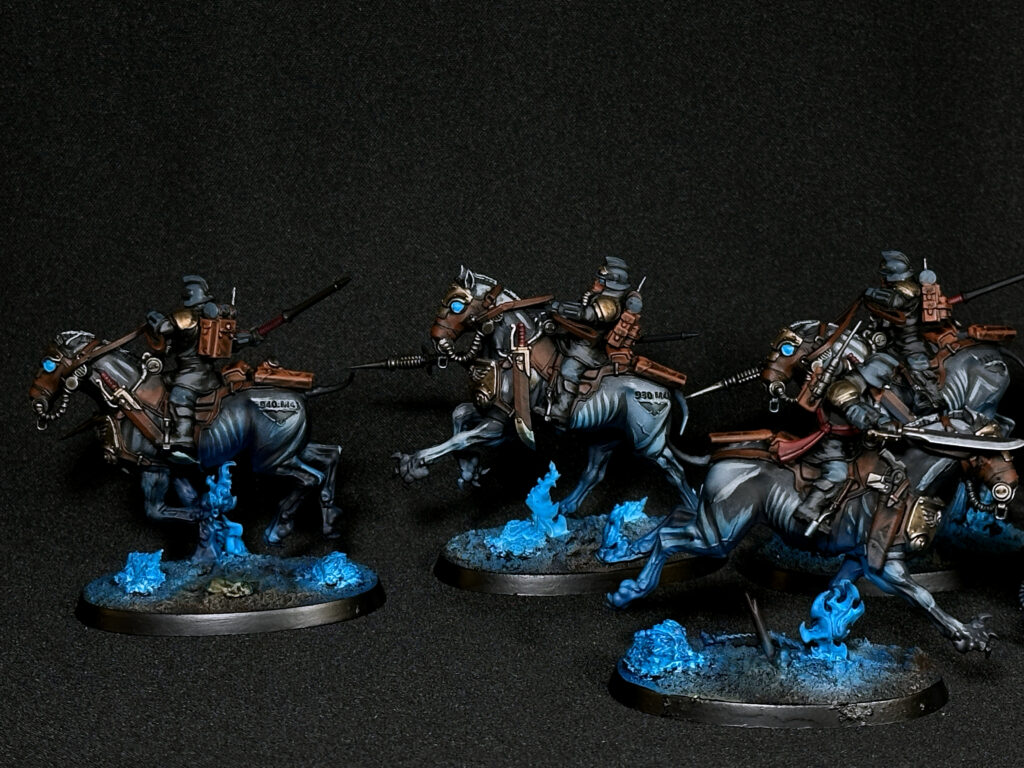 Death Korps of Krieg with blue fire