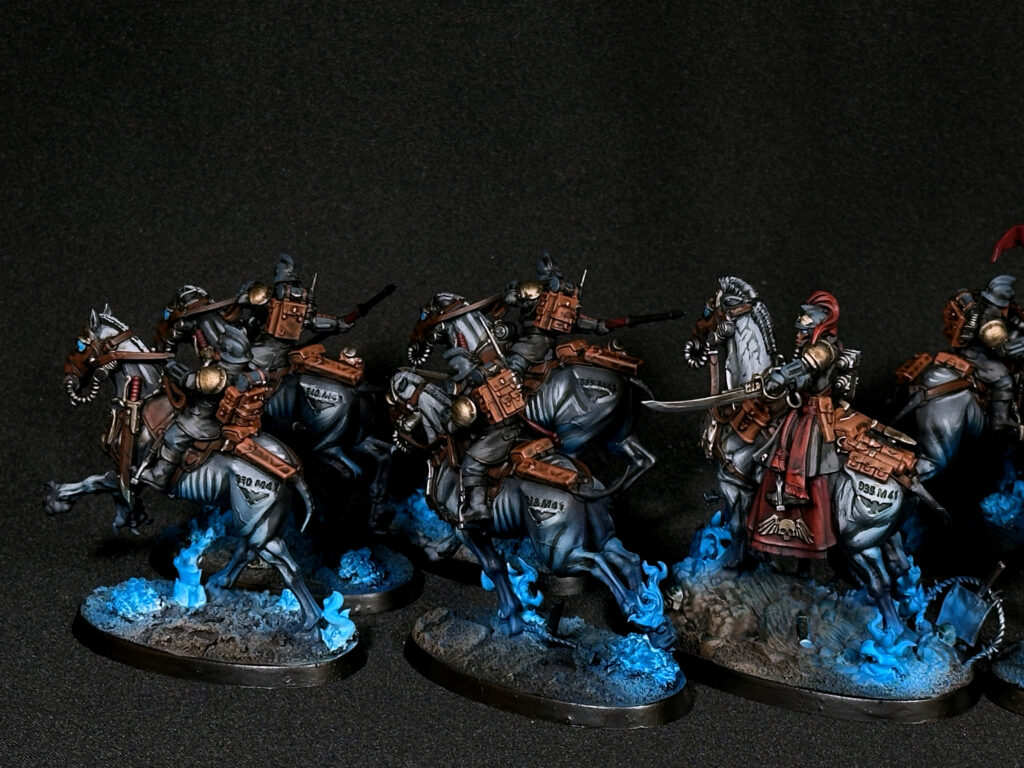 Death Korps of Krieg with blue fire