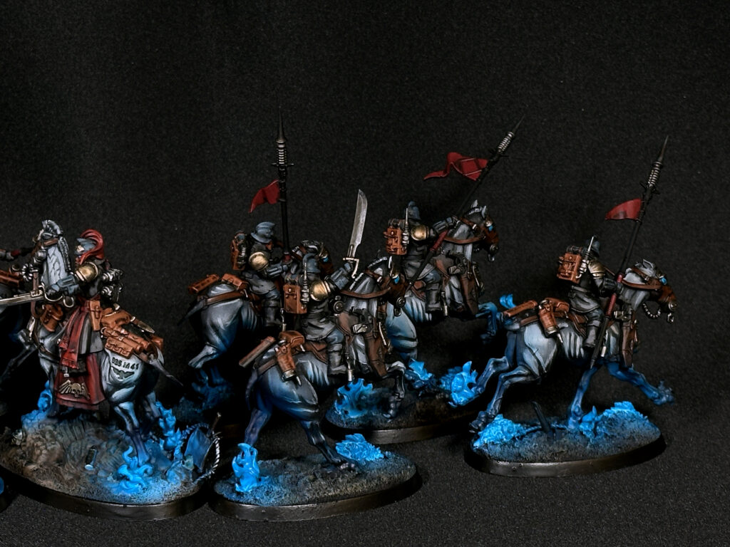 Death Korps of Krieg with blue fire