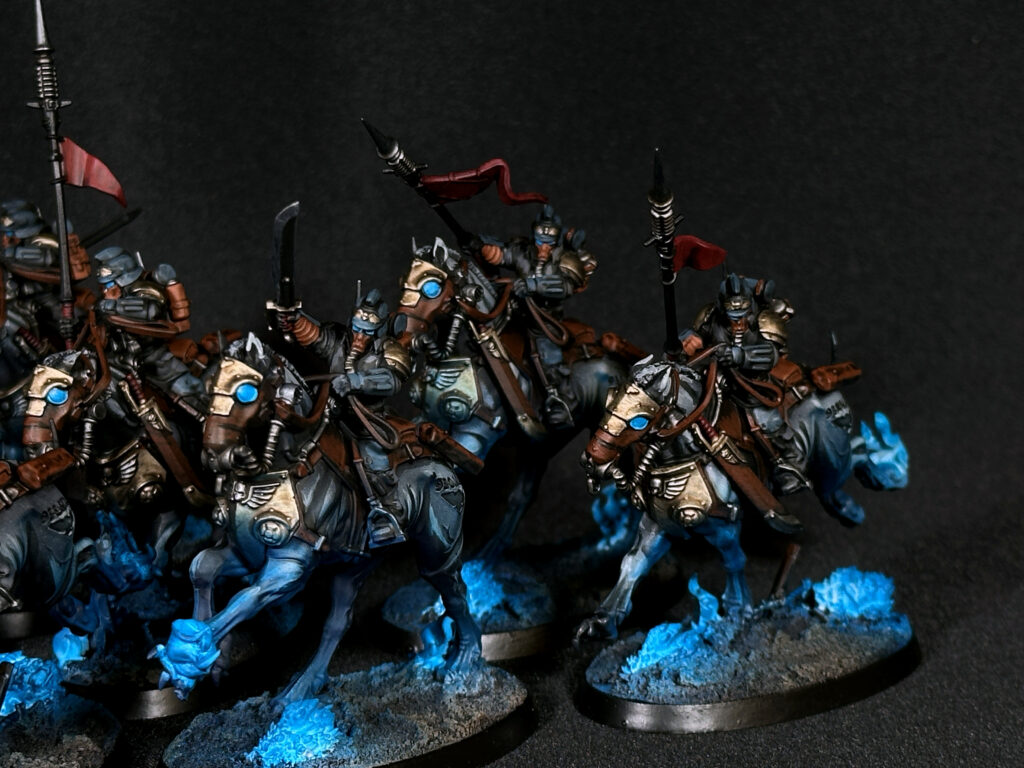 Death Korps of Krieg with blue fire