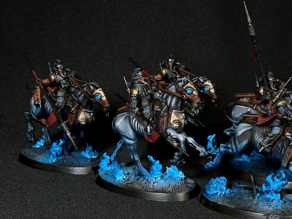 Death Korps of Krieg with blue fire