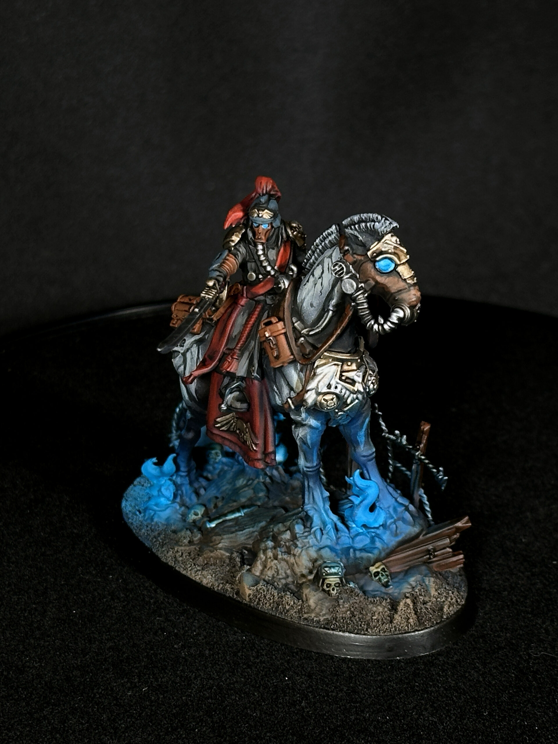 Death Korps of Krieg with blue fire