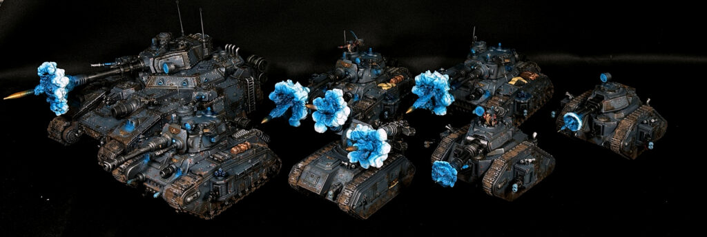 Death Korps of Krieg with blue fire