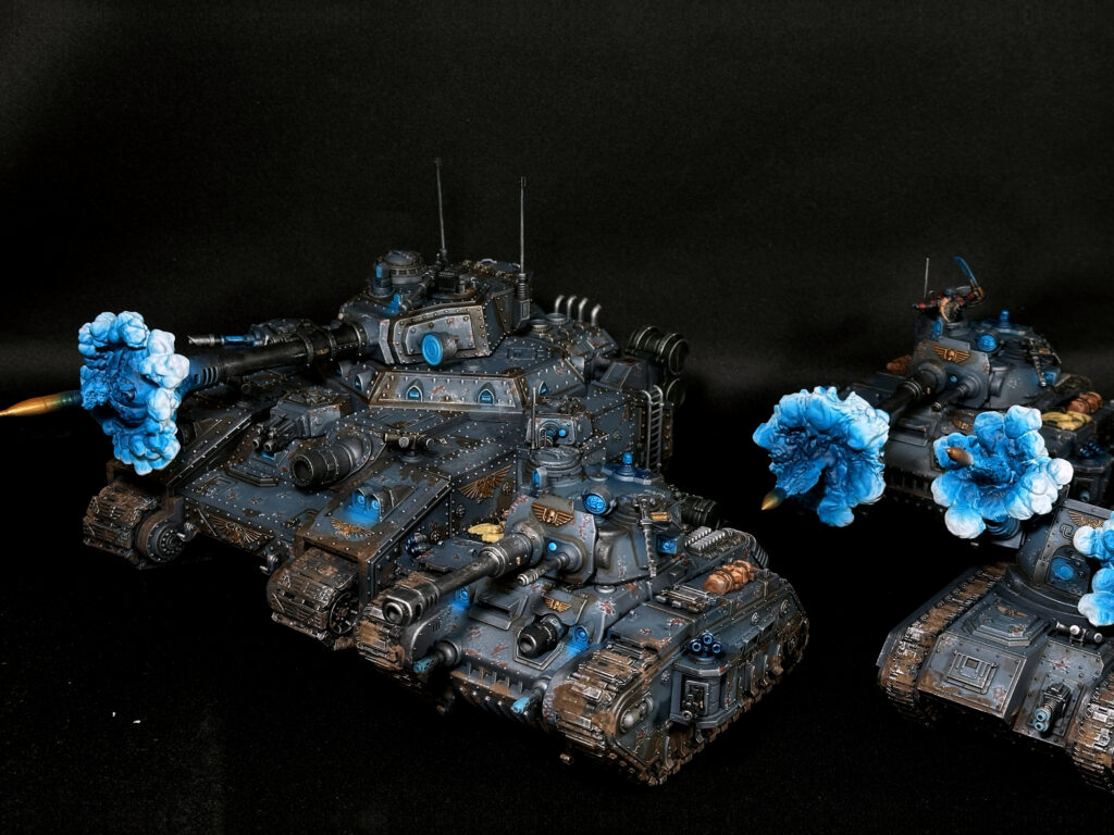 Death Korps of Krieg with blue fire