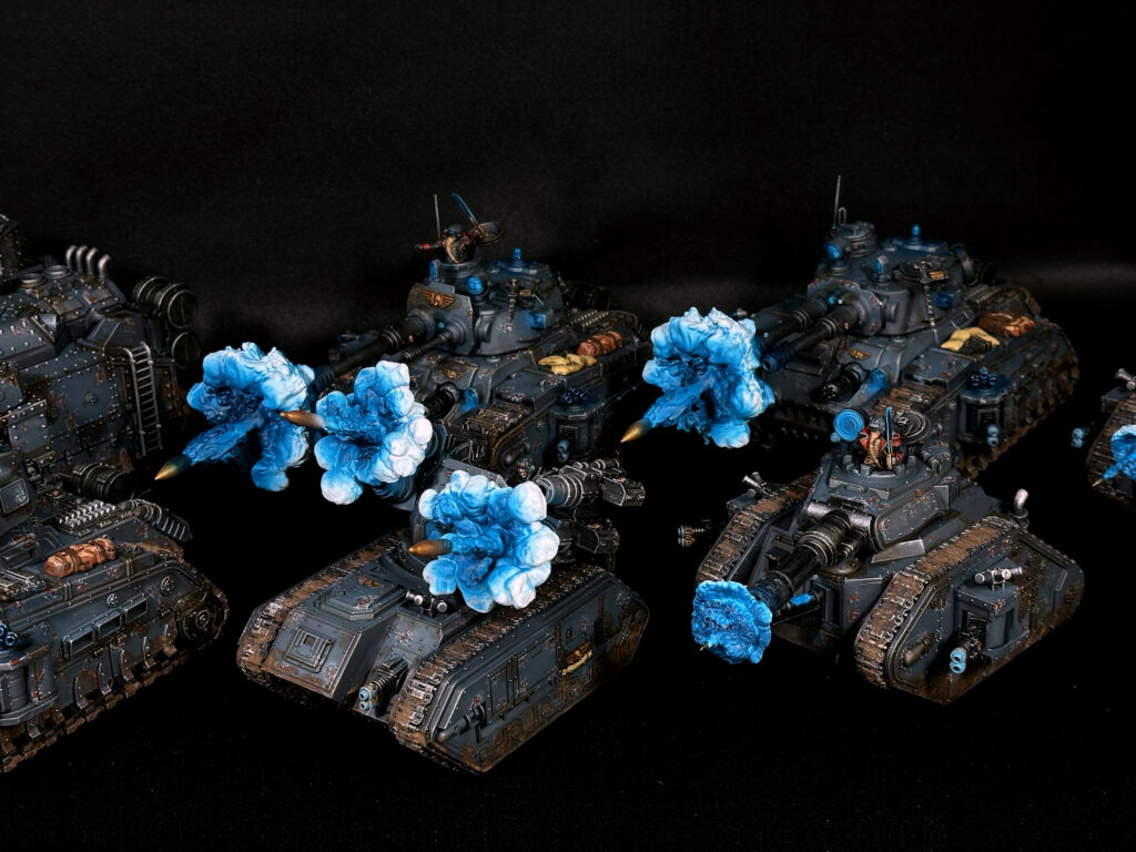 Death Korps of Krieg with blue fire