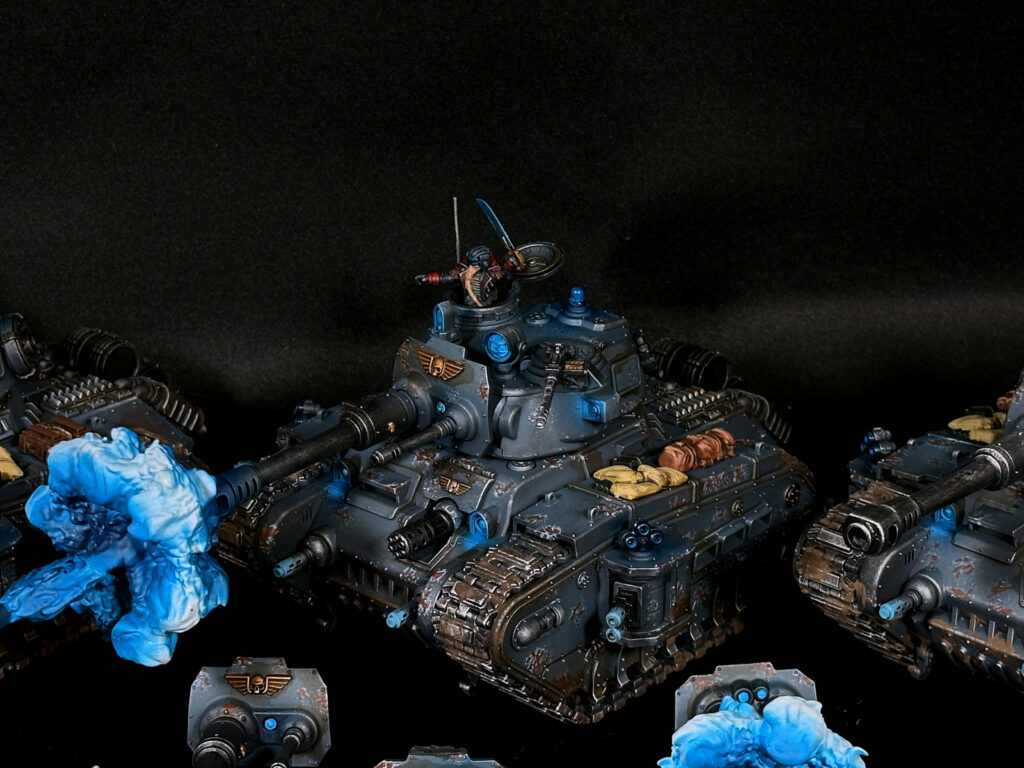 Death Korps of Krieg with blue fire
