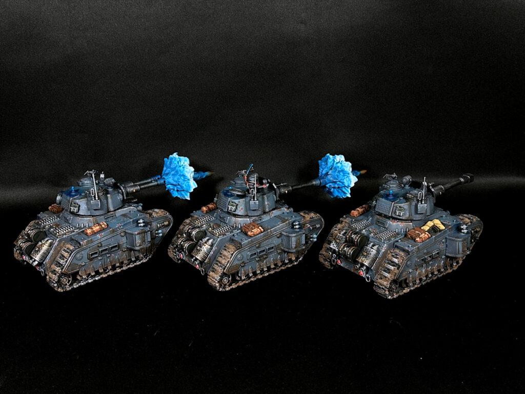 Death Korps of Krieg with blue fire