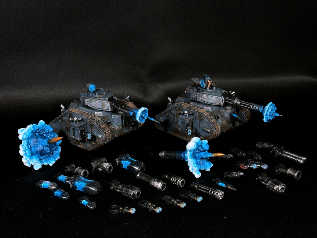 Death Korps of Krieg with blue fire
