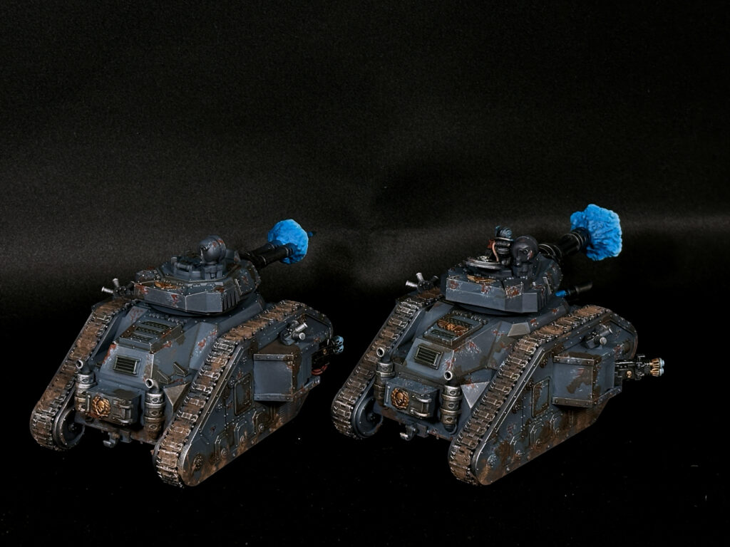 Death Korps of Krieg with blue fire